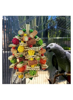 Y&D Parrot toys, natural chewing corncob wooden cage toys are suitable for African gray, Macaw, Amazon and other large bird parrot accessories loving  - Image 3