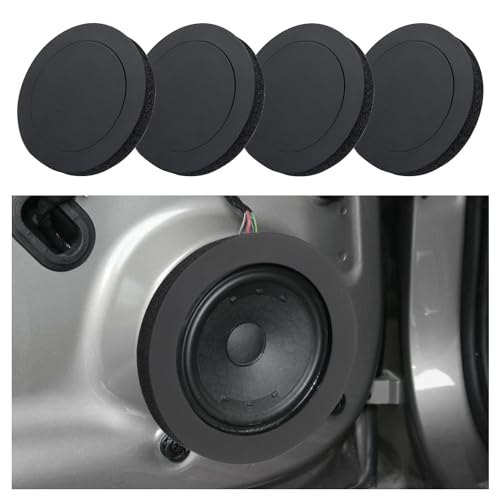 IHOTDER 4PCS Speaker Foam Enhancer65 Speaker Foam Rings for Enhancing Stereo Sound in Car SpeakersUniversal SelfAdhesive Speaker Gasket Car Accessories for CarTruckSUV - Image 1
