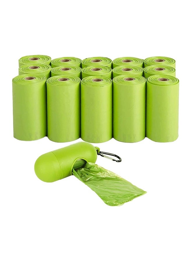 Sharpdo Disposable Diaper Sacks Bags, Diaper Trash Bags with Dispenser, Diaper Disposal Bags for Travel (16 Rolls - 240 Bags) - Image 1