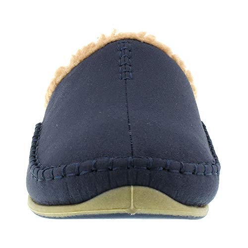 Deer Stags Unisex Nordic Microsuede Slipper / Navy / Men's 10 US / Medium - Image 5