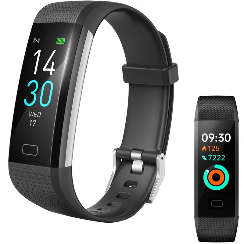 Jawploy Fitness Tracker with Heart Rate Monitor/Step Counter/Calories, Activity Tracker Smart Watch Sleep Monitor, IP68, Health Tracker Pedometer for Man Women - Image 1