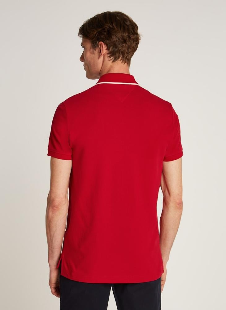 TOMMY HILFIGER Graphic Short Sleeve Polo Shirt  - Image 2