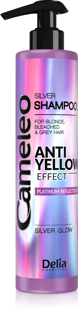Cameleo Silver Shampoo with AntiYellow Effect for Blond Bleached and Gray Hair 84 ounces - Image 2