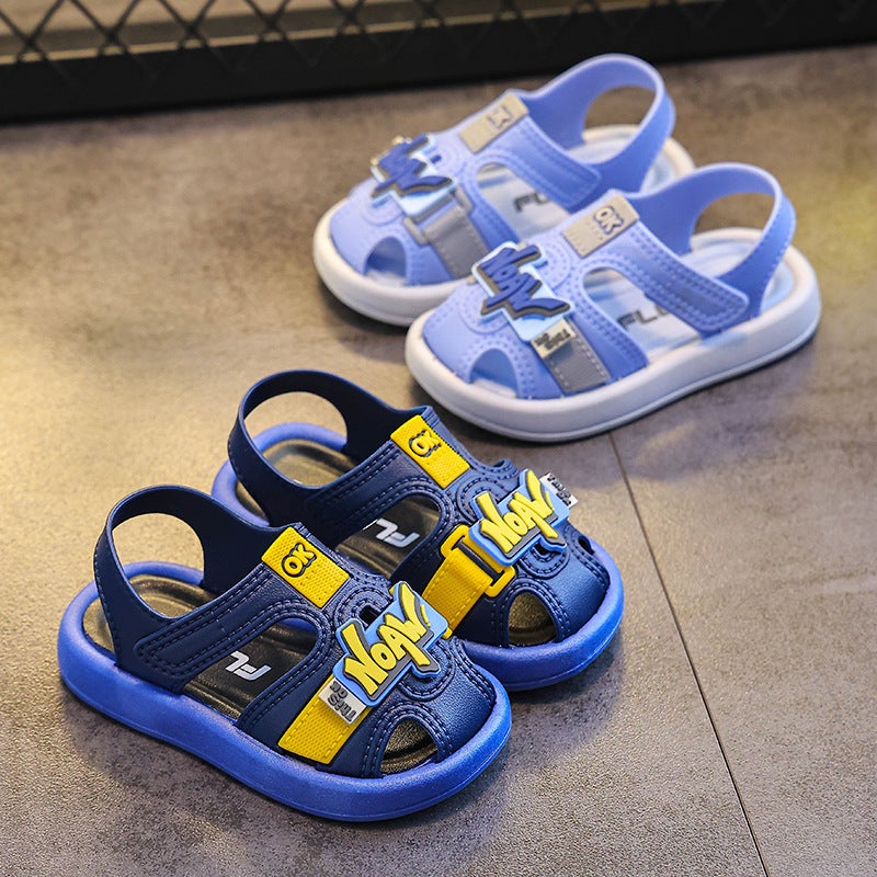 New Boys Cartoon Sandals And Slippers Summer Small And Medium-Sized Children'S Toe Toddler Soft Bottom Fashionable Non-Slip Beach Shoes - Image 4