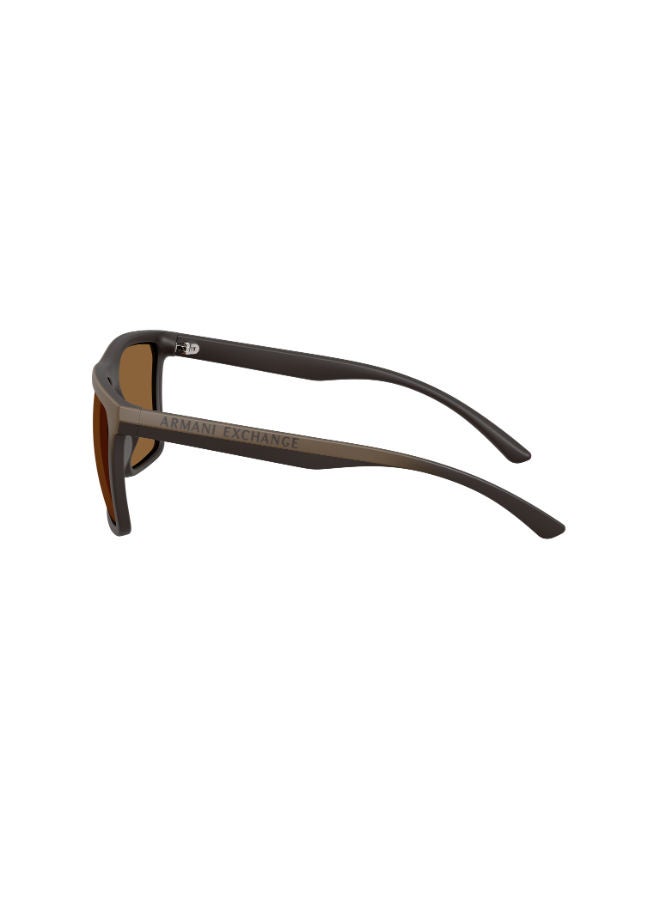 Armani Exchange Full Rimmed Square Sunglasses 0AX4162SU - Image 3