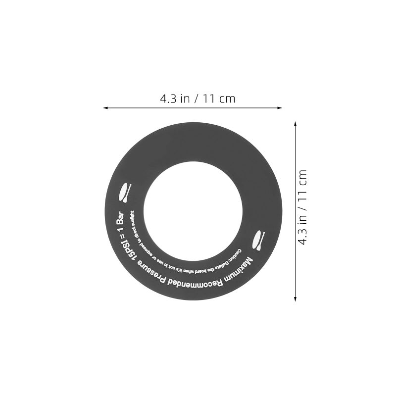 6pcs Board Valve Pad: Universal Round Inflatable Valve Gasket Pressure Label Pad For Boards Kayaks Surfboards Inflatable Beds And Boats - Image 2