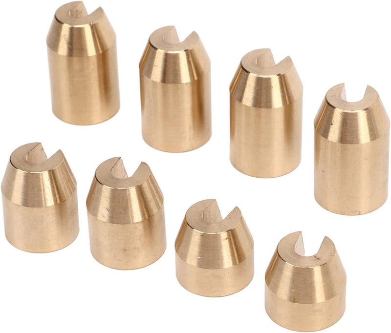 Wheel Spoke Balance Weights, Brass Reusable Spoke Weights with Precise Balance for Super Moto Dual Sport Metric Cruisers (8 Pieces) - Image 1