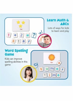 Generic Educational Toy Set, Magnetic Letters Numbers Alphabet, Fridge Magnets, ABC 123, Preschool Learning Spelling Counting, Uppercase Lowercase Math, for 3 4 5 Years Kid Toddler  - Image 4