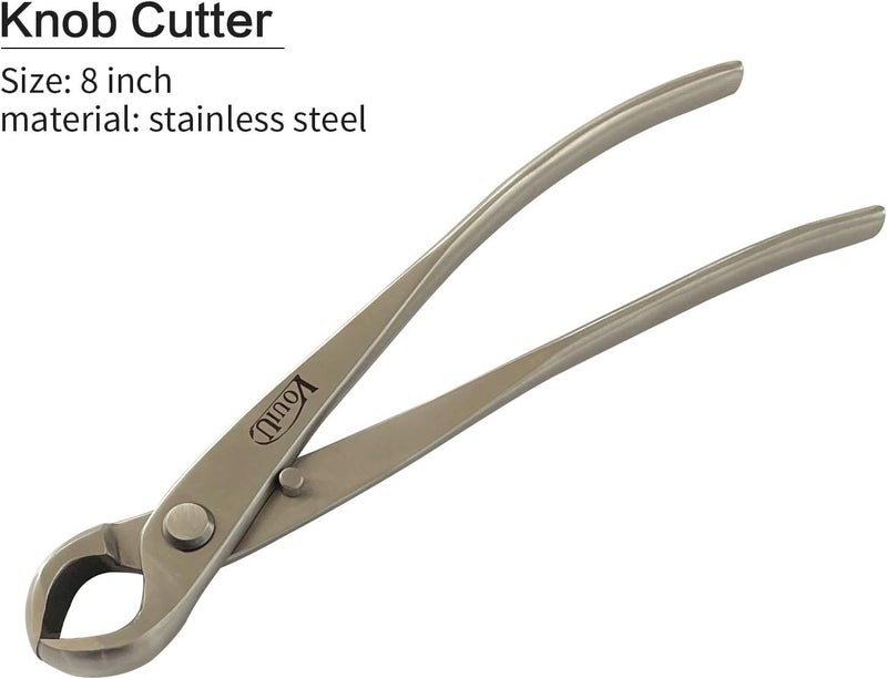 vouiu 4-Piece Bonsai Tool Set,Concave Cutter,Knob Cutter,Trunk Splitter,Bonsai Scissors - Image 4