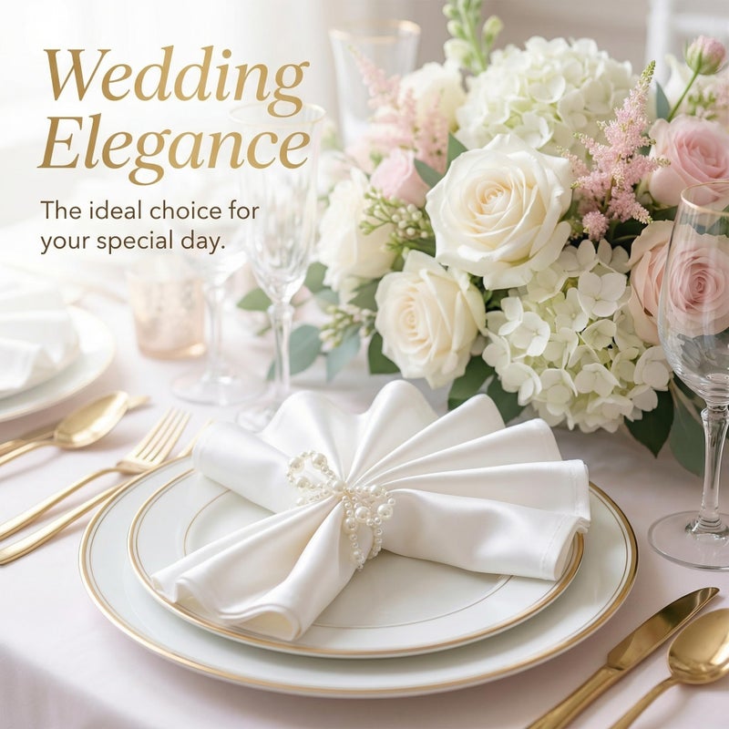 4Pcs Bow Napkin Rings White Pearl Elegant Bows Ring Holder for Napkins Servilletas Table Decor Wedding Party Dinner Beaded Rings for Daily Use - Image 2
