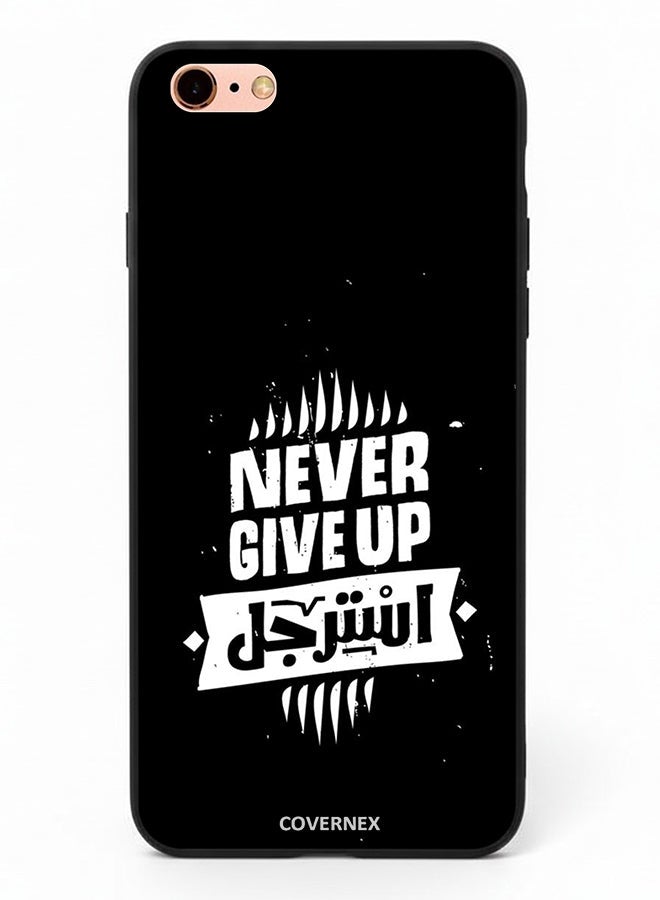 Covernex Apple iPhone 6 Plus Protective Case Cover Printed Featuring Never Give Up - Image 2