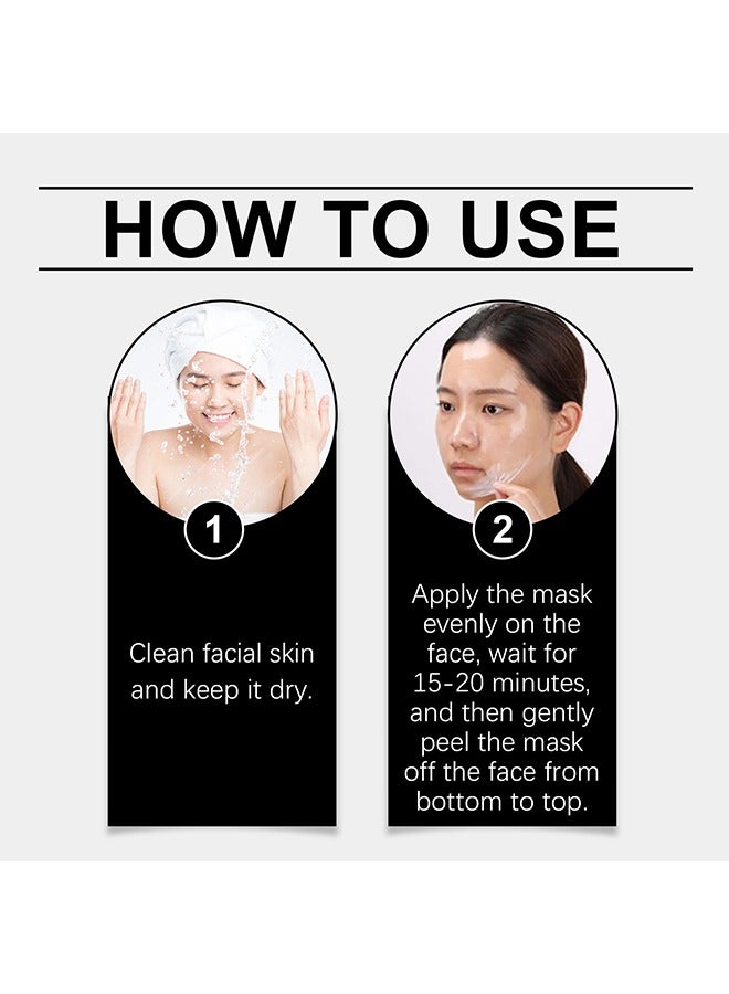 أوهو قناع تقشير الكولاجين - مسام تنظيف البشرة الميتة ، قناع تقشير تفتيح البشرة للبشرة الباهتة 60 جرام - Image 5