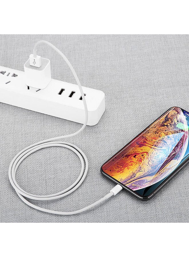 Zitai Data Cable Charging Cord For Iphone 14/13/12/11/xs/xr/8/7/6plus/ipad, Fast Charging, 1 Meter, White - Image 3