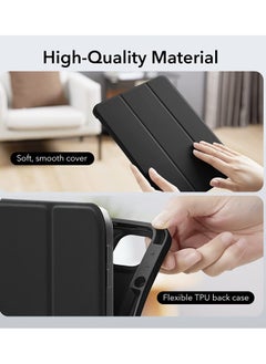 YoYoTech Compatible with iPad Pro 12.9 inch Case 2022/2021/2020 TPU Flexible Back Cover with Pencil Holder Auto Wake/Sleep Support Pencil 2 Wireless Charging  - Image 5