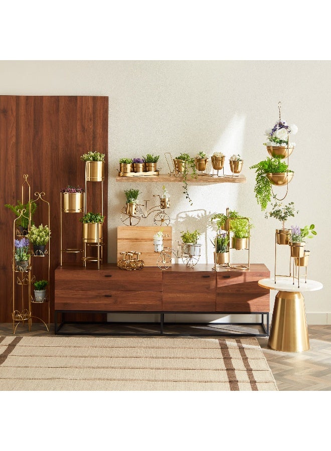 Home Box Ace Metal Trolley Planter 18x18x11 cm - Image 5