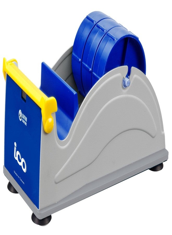 ICO by Excell Triple Premium Extra Wide Metal Multi-Rolls Desktop Tape Dispenser, ET-13371, 3 inch Wide, 3 inch Core - Image 1