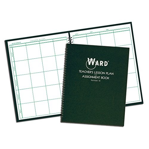Ward 18 Lesson Plan Book, Wirebound, 8 Class Periods/Day, 11 x 8-1/2, 100 Pages, Green (HUB18) - Image 2