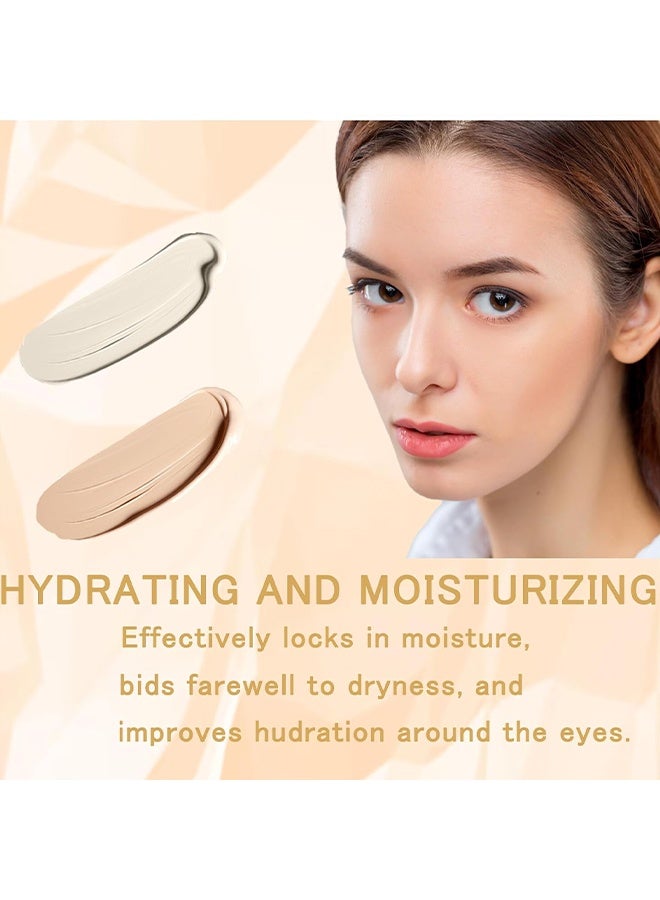 ثعبان البحر  كريم تصحيح حول العين مضاد للتصبغات SPF 41، خافي عيوب لتفتيح منطقة تحت العين للهالات الداكنة، ترطيب، خفيف الوزن، مقاوم للتجعد، لمسة نهائية طبيعية ومشرقة لجميع ألوان البشرة (اللون الطبيعي) - Image 4