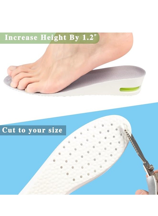 Generic Removable Air Cushion Insoles for Men and Women Are Designed For Comfort And Style Size: Light Grey 3.5cm  - Image 3