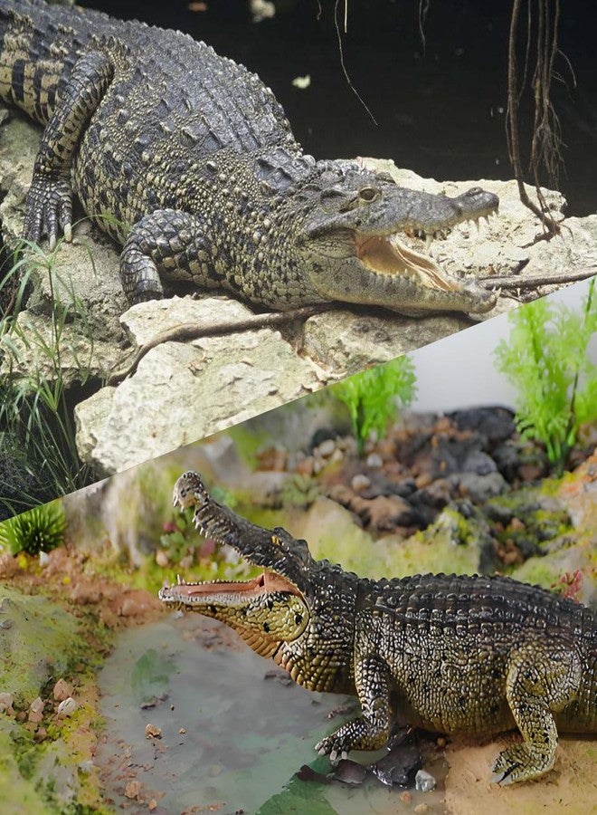 EOIVSH Large Alligator Toy, 10.4 inch Wild Life Alligator Figurine with Moveable Jaw, Crocodile Figure Toy for Boys and Girls, Gift for Kids 3+ - Image 4