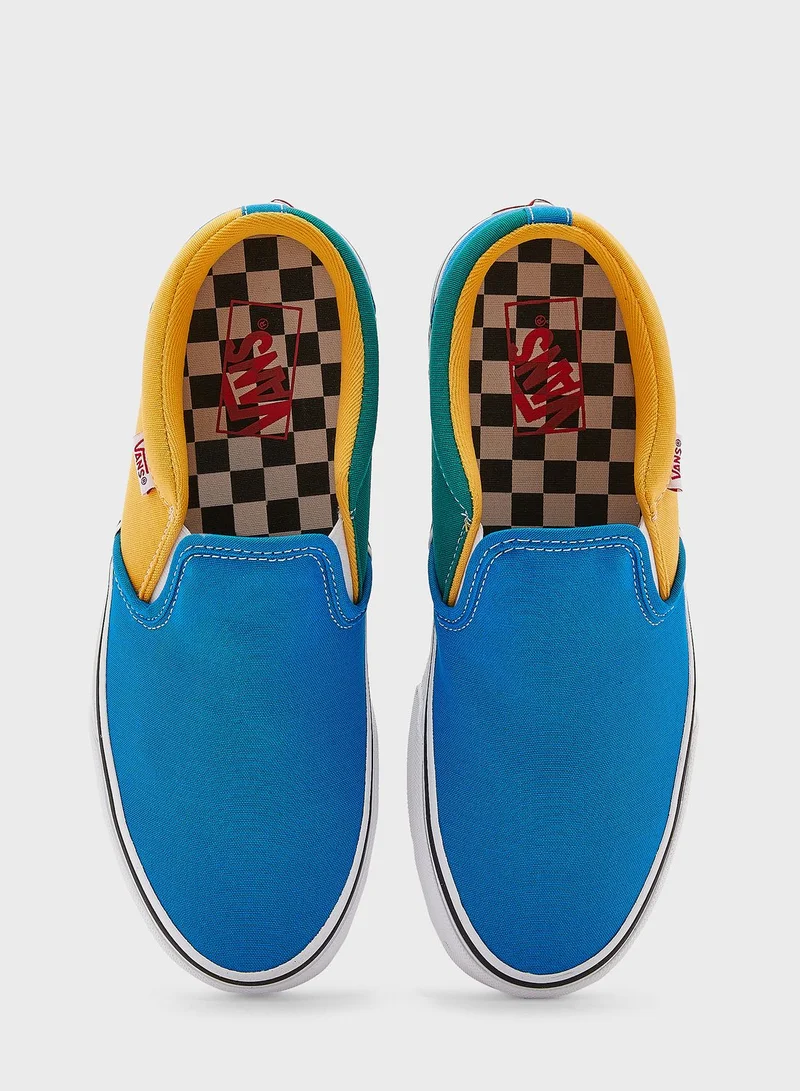 VANS Colourblock Asher Slip-Ons