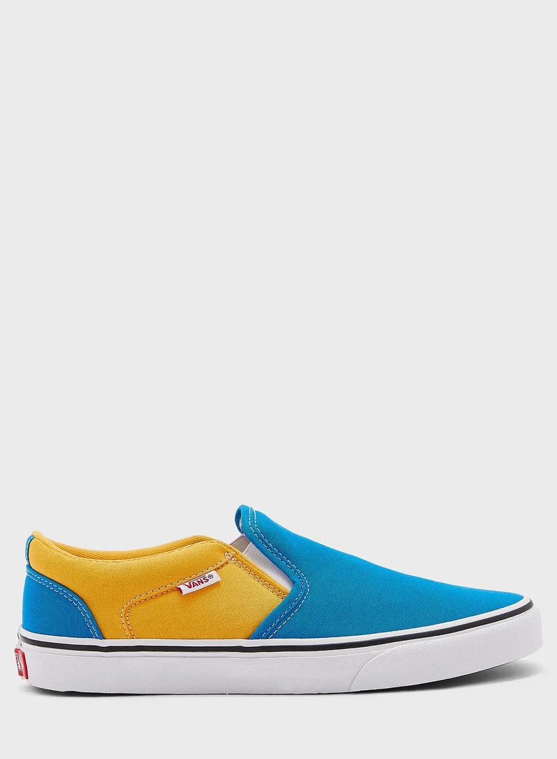 VANS Colourblock Asher Slip-Ons