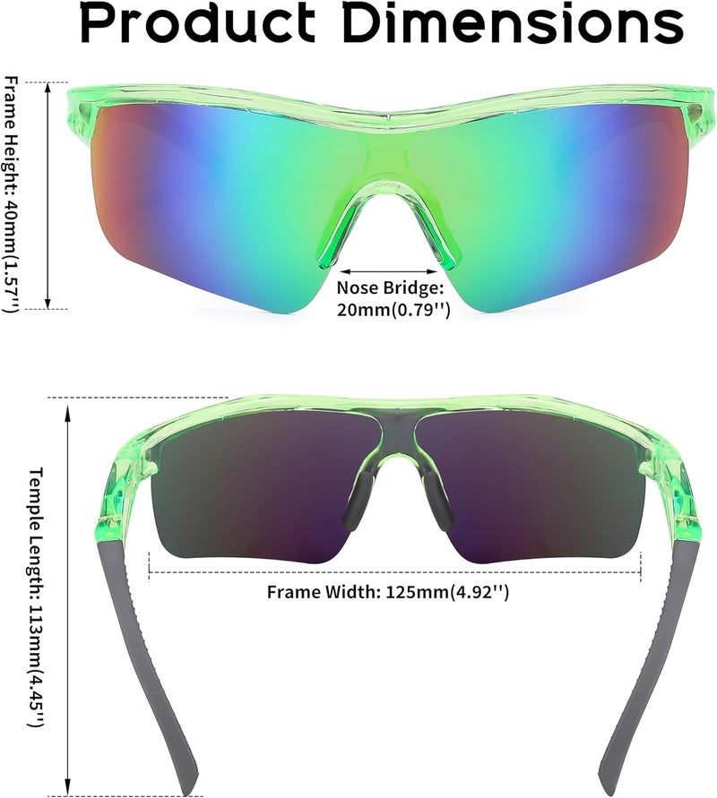 FEISEDY Kids Teens Baseball Polarized Sunglasses Sports TR90 Frame Boys Girls Cycling B2454 - Image 4