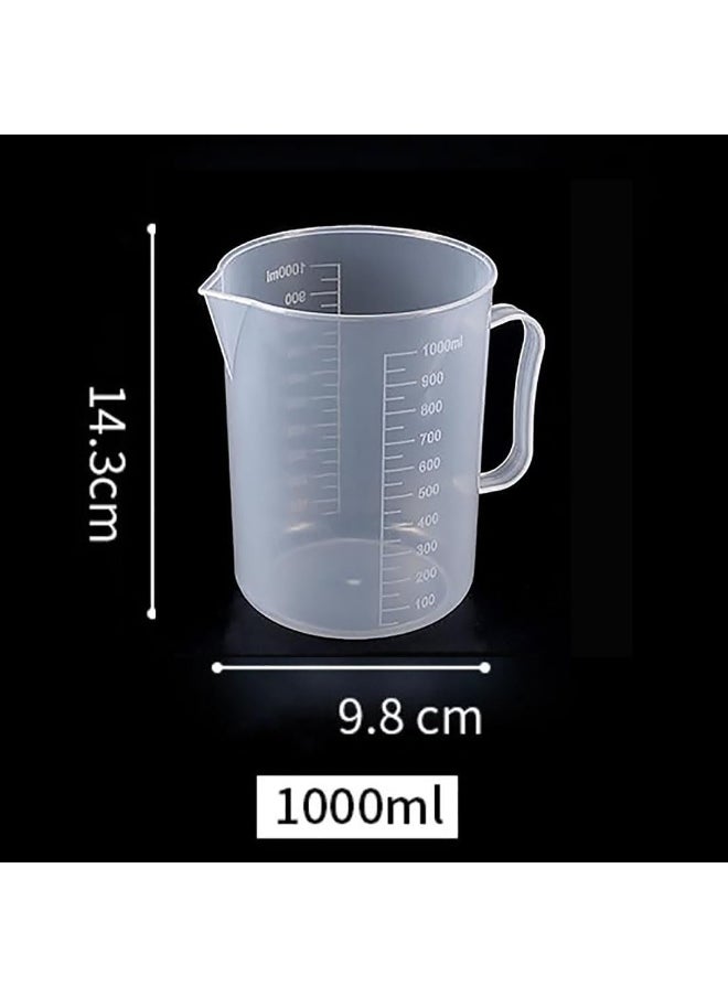 Biella Unbreakable Nylon Measuring Cups, BPA Free Measuring Jug, Measure Liquid Oil and Baking Items for Kitchen, Restaurant and School student simulation experiment etc (1000ml)  - Image 2