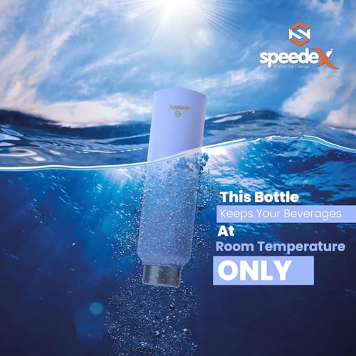 Speedex 1 Litre Stainless Steel Water Bottle - Pastel Purple | Set of 1, Steel Cap | 1000 ml Bottle for Kids, Girls, Boys, School, Adults, Office, Gym - Image 5
