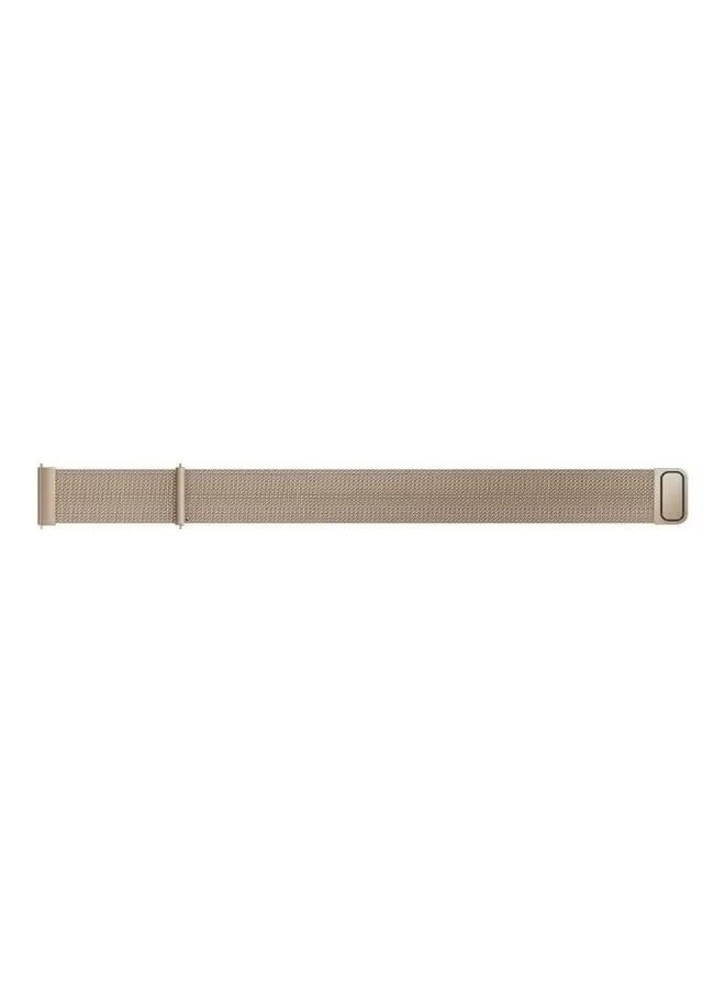 Ocean - Compatible with Huawei Watch Fit Watch band, Milanese Loop Magnetic Stainless Steel Replacement Wrist Strap Bracelet Watch Band for Huawei Watch Fit, Replaceable Strap Men and Women (Champagne Gold) - Image 1