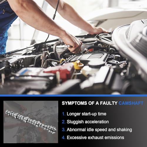 SUSUCAR 5.7 Hemi MDS Camshaft 53022263AF, Billet Steel Cam Replacement for 2009-2019 Dodge Ram 1500 Durango 5.7L V8 - Image 2