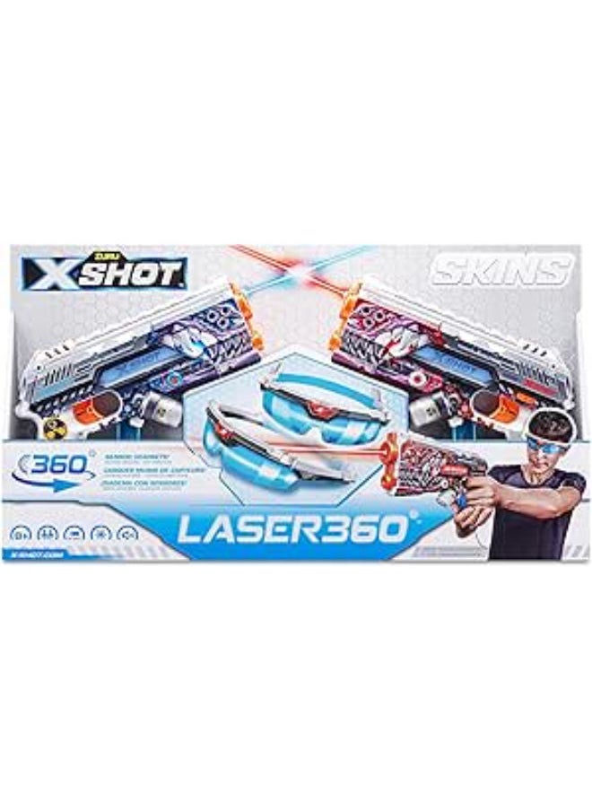 x_shot اكس شوت 2 مسدس سكينز ليزر 360  - Image 1
