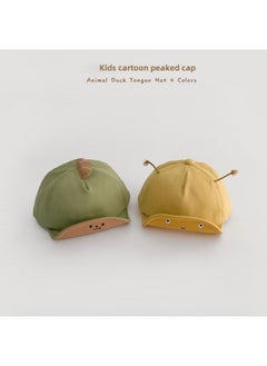 Generic Little Red Book Recommend Baby Hat 2024 Cute Super Cute Ins Soft Brim Sun Protection Baby Cap Sun Visor Hat-Color:light Blue--Specifications:44-46CM (recommended Age 3 Months -16 Months)  - Image 2