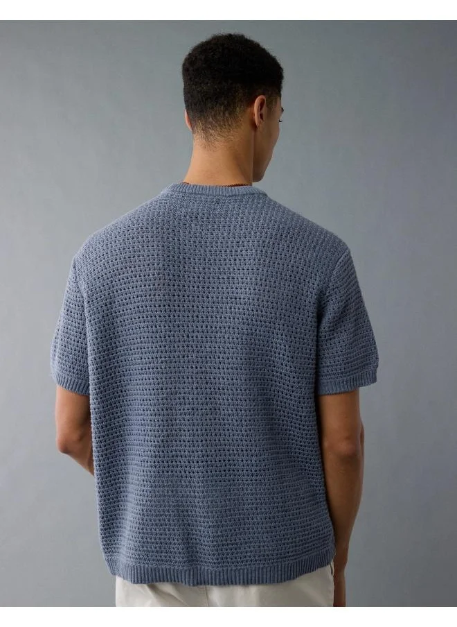 امريكان ايجل AE Open Knit Sweater T-Shirt