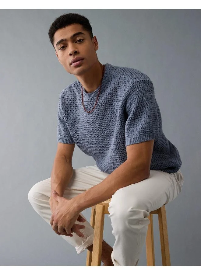 امريكان ايجل AE Open Knit Sweater T-Shirt