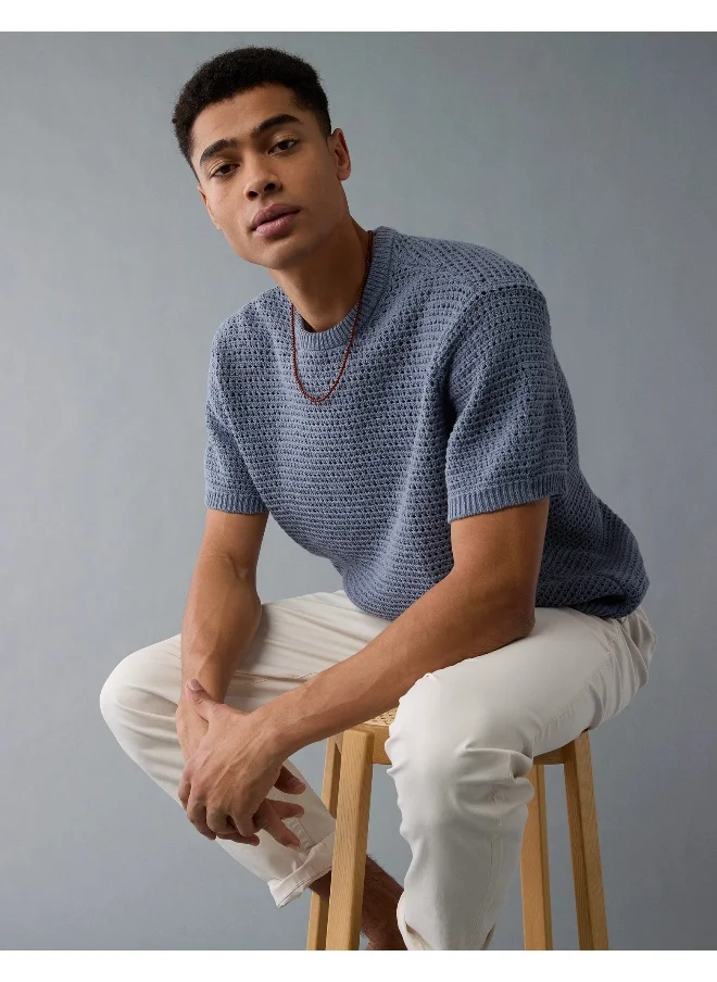 امريكان ايجل AE Open Knit Sweater T-Shirt