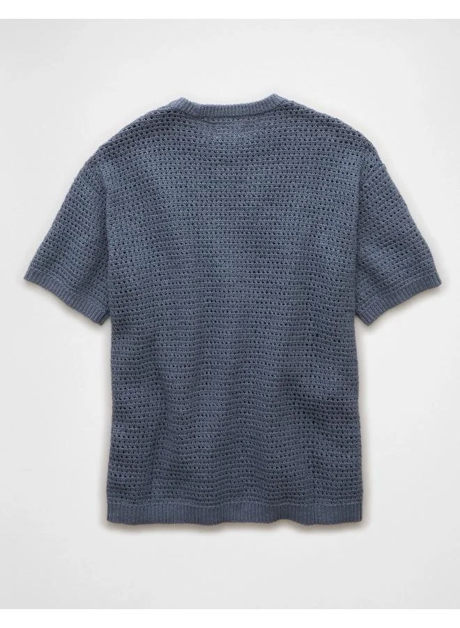 American Eagle AE Open Knit Sweater T-Shirt