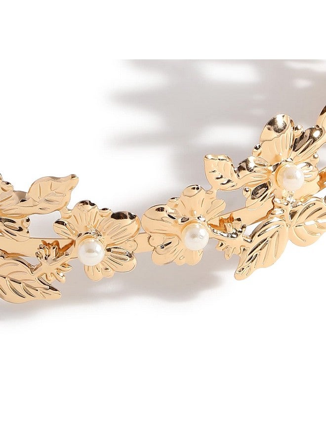 SOHI Gold plated Hair band for Women and Girls | Stones, Crystals, Embellished | Head Jewellery for women | Hair belt for girls | Fancy hair band | Hair Accessories for brides | Stylish & Trendy - Image 5