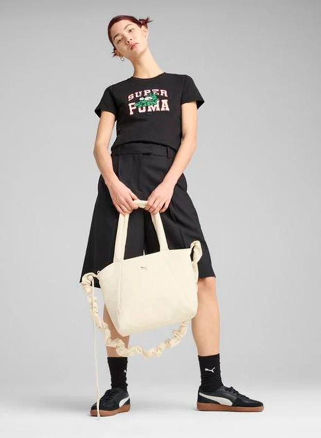 PUMA puma black Graphic Logo T-Shirt for Women | Best Price UAE
