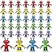 Vertintong 25 Pcs Colorful Mini Robot Figure Toy Tiny Robot Figurine Statue for Kid for Bot Party Favor Christmas Stockings Filler Gift Cake Toppers Miniature Fairy Garden Decor to Hide and Seek - Image 2
