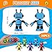 Vertintong 25 Pcs Colorful Mini Robot Figure Toy Tiny Robot Figurine Statue for Kid for Bot Party Favor Christmas Stockings Filler Gift Cake Toppers Miniature Fairy Garden Decor to Hide and Seek - Image 4