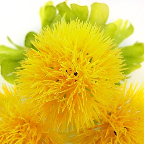 Riverbyland Artificial Flowers Yellow Dandelion 6 Bunches - Image 3