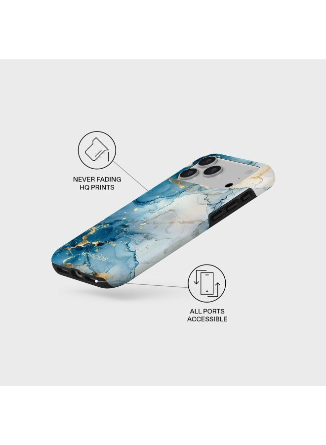 موبكوس جراب Mobcos المميز بلون المحيط المتوهج لهاتف iPhone 17 Pro Max، متوافق مع غطاء صلب مزدوج الطبقات مع حماية من السيليكون - غطاء مقاوم للخدوش والصدمات - Image 3