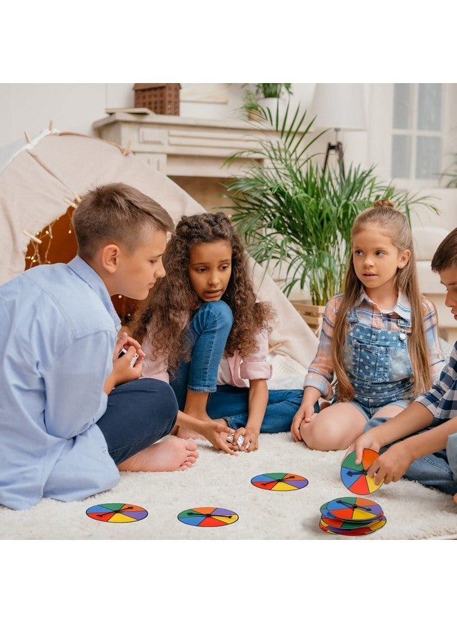 Sotiff 15 Sets Game Spinner Wheel Square Blank Game Spinners Erasable Game Spinner Board With Plastic Rotating Arrows Math Spinner For Kids Classroom Game Prizes - Image 5