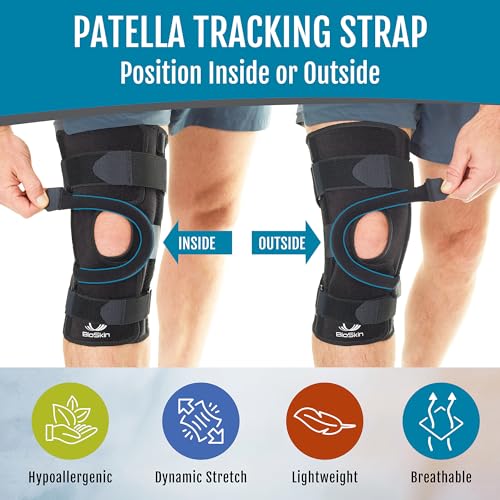 BioSkin Wraparound Patella Stabilizer Knee Brace for Patellofemoral Pain, Patella Tracking Disorders, Dislocation, and Subluxation, Left or Right Kneecap Tracking (L) - Image 5