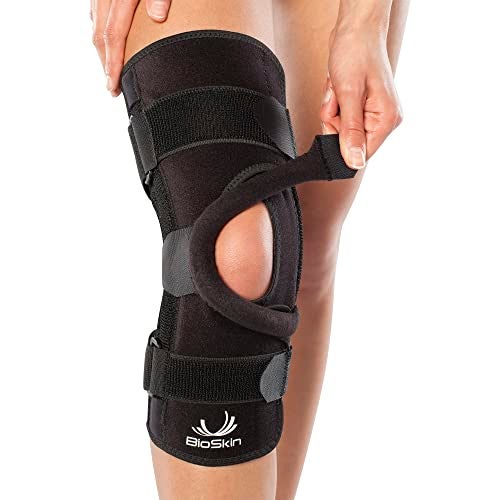 BioSkin Wraparound Patella Stabilizer Knee Brace for Patellofemoral Pain, Patella Tracking Disorders, Dislocation, and Subluxation, Left or Right Kneecap Tracking (L) - Image 1
