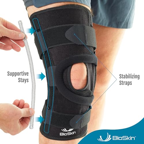 BioSkin Wraparound Patella Stabilizer Knee Brace for Patellofemoral Pain, Patella Tracking Disorders, Dislocation, and Subluxation, Left or Right Kneecap Tracking (L) - Image 4