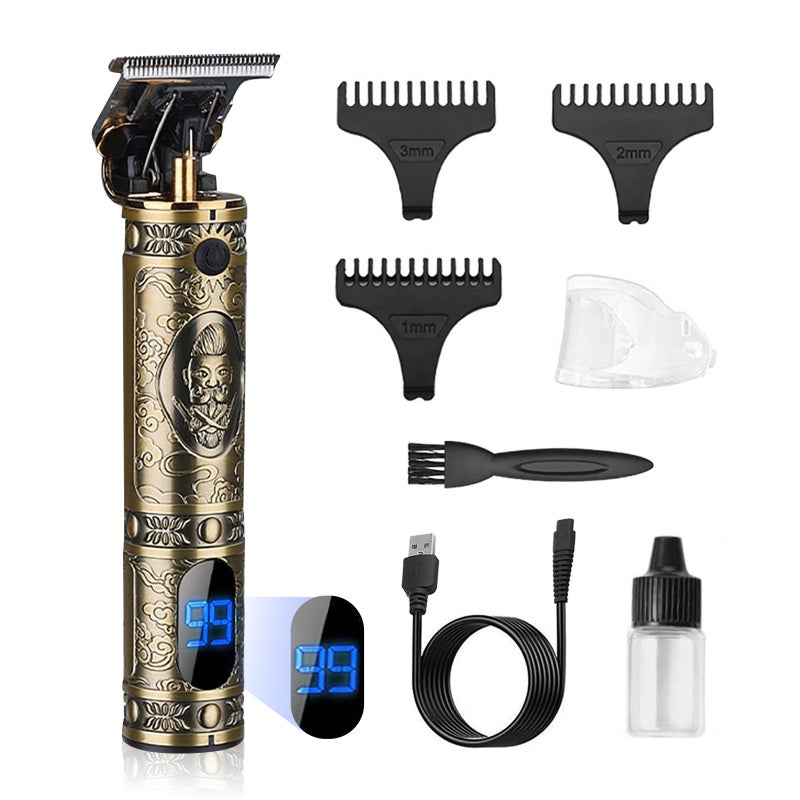 Resuxi Hair Clipper Bronze Portable Hair Clipper - Sharp Steel Powerful Motor Fast Cutting Hair Trimmer for Home Travel Personal Grooming - Image 1