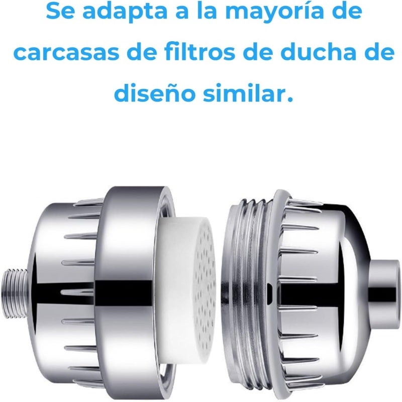 Shower Water Filter: 20-Layer Filtration System - 99.9% Contaminant Removal, No Pressure Loss, Easy Tool-Free Installation for Sensitive Skin, Babies And Home Bathroom Use - Image 4