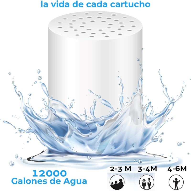 Shower Water Filter: 20-Layer Filtration System - 99.9% Contaminant Removal, No Pressure Loss, Easy Tool-Free Installation for Sensitive Skin, Babies And Home Bathroom Use - Image 5